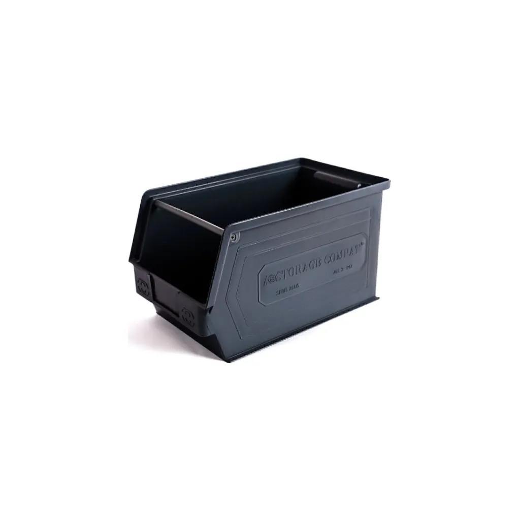 [RL00003] Gaveta Plástica 3PLZ ZEUS 35x20x20cm Storage Compat Negro