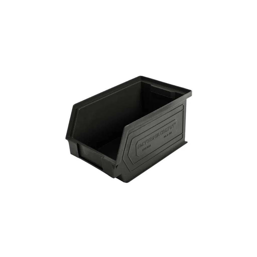 [RL00001] Gaveta Plástica 2PLZ ZEUS 15x23x13cm Storage Compat Negro