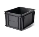 Contenedor Plástico 4322A ATHENA 40x30x22cm Storage Compat Negro