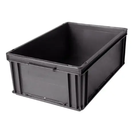 Contenedor Plástico 6422A ATHENA 60x40x22cm Storage Compat Negro