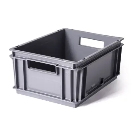 Contenedor Plástico ATHENA Reforzado 40x30x17cm  4317RB (Gris)