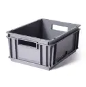 Contenedor Plástico Reforzado 40x30x17cm ATHENA 4317RB-Gris