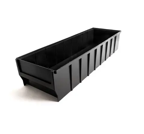 Organizador Plástico Multibox RK5016 50x16x10cm Storage Compat Negro