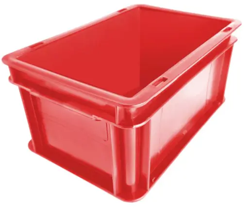 Contenedor Plástico ATHENA 30x20x15cm 3215A (Rojo)