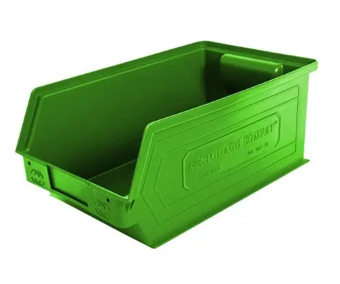 Gaveta Plástica 3A2PLZ ZEUS 35x20x14.5cm Storage Compat Verde