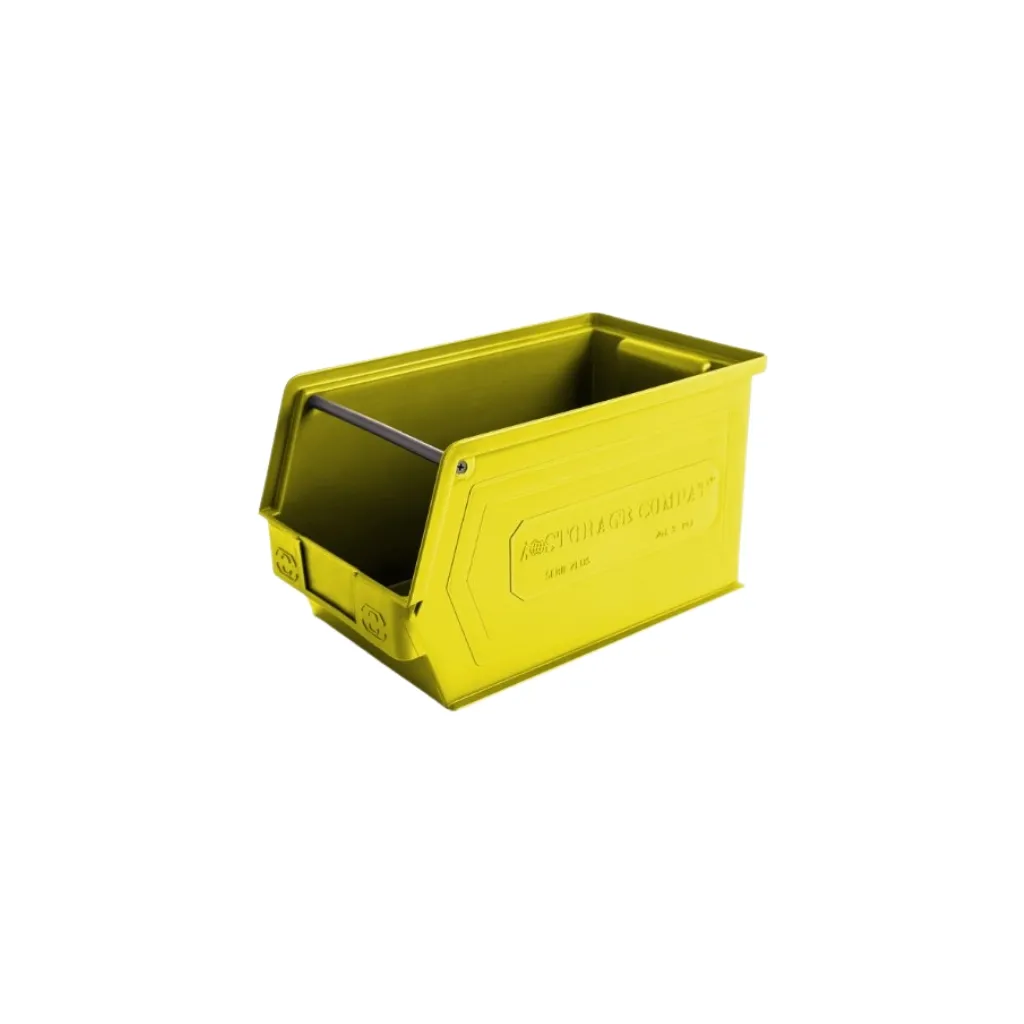 Gaveta Plástica 3PLZ ZEUS 35x20x20cm Storage Compat Amarilla