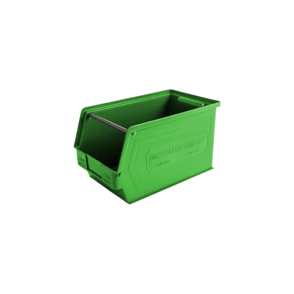 Gaveta Plástica 3PLZ ZEUS 35x20x20cm Storage Compat Verde