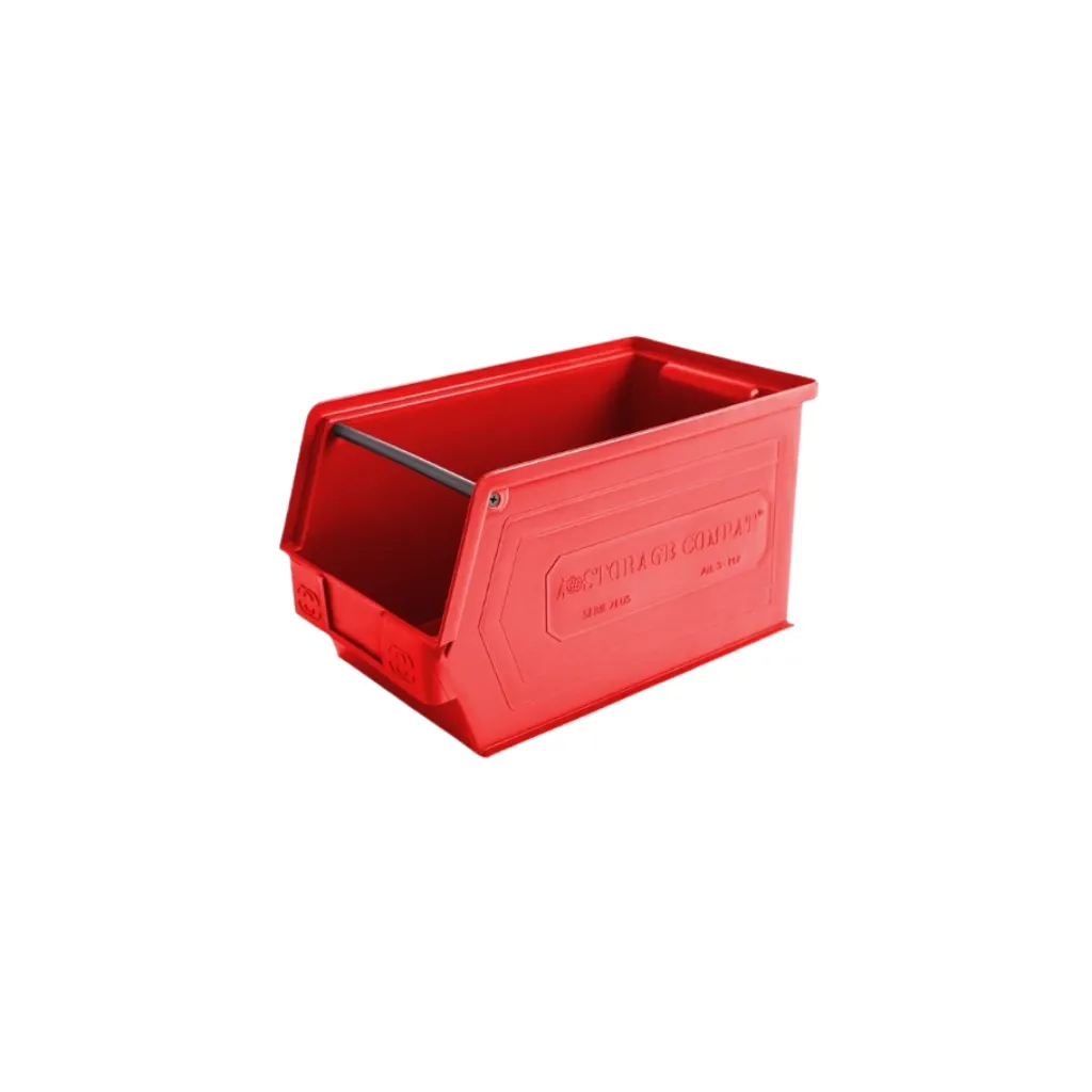 Gaveta Plástica 3PLZ ZEUS 35x20x20cm Storage Compat Roja