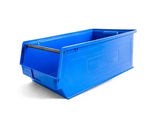 [RL00164] Gaveta Plástica 4PLZ ZEUS 50x30x20cm Storage Compat Azul
