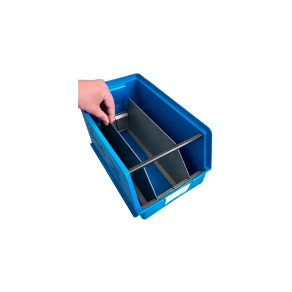 Divisor Longitudinal para Gaveta Plástica 3PLZ ZEUS Storage Compat Galvanizado