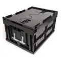 Contenedor Plegable C/Tapa NETTUNO 60x40x23cm 6423B (Negro)