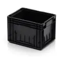 Contenedor Plástico R-KLT 4329 Reforzado 40x30x28cm Storage Compat Negro