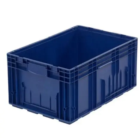 Contenedor Plástico RL-KLT 6429 Reforzado 60x40x28cm Storage Compat Azul