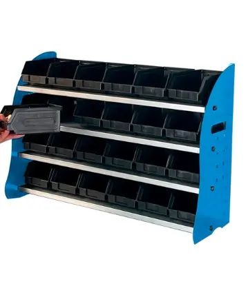 Estantería para Banco FLCC10052 64x22.5x45cm Storage Compat Azul
