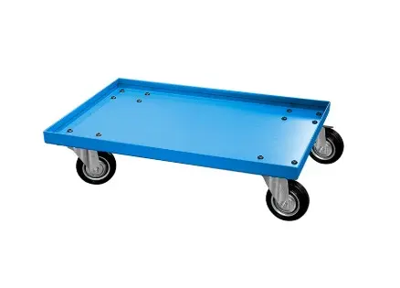 Carro Metálico Industrial FCP201101 61,5x41,5x17cm Storage Compat Azul