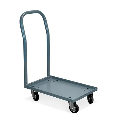 Carro Metálico Industrial 69.5x41.5x87cm C/Manija FCP201102 (Gris)