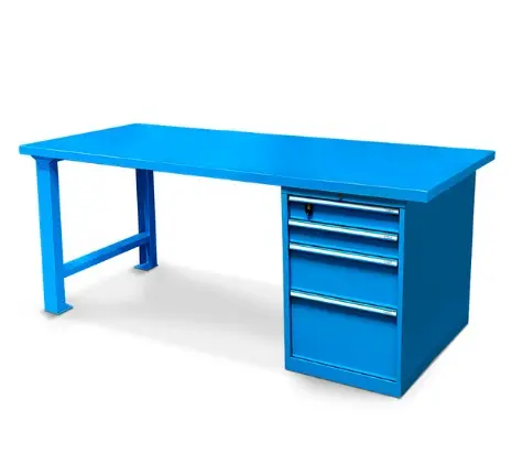 [RL00210] Banco de Trabajo C/Cajonera FBIA37016 200x80x85cm Storage Compat Azul