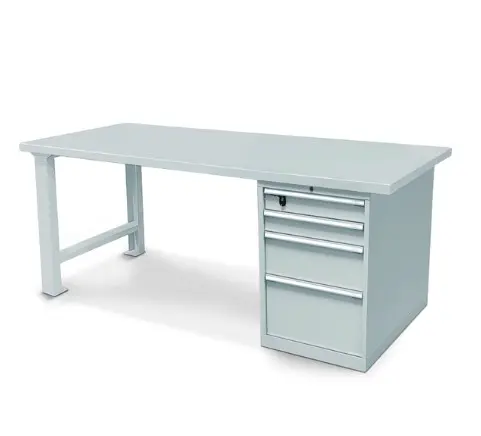 Banco de Trabajo C/Cajonera 200x80x85cm FBIA37016 (Gris)