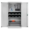 Armario Metálico C/Accesorios 90x45x180cm FAA180351 (Gris)