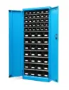 Armario Metálico C/Puertas y Contenedores FAK106654 70x27x168.5cm Storage Compat Azul