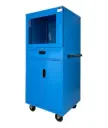 Armario Porta PC FAS160113 71.7x63.5x156cm Storage Compat Azul