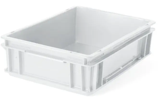 Contenedor Plástico ATHENA 40x30x12cm 4312E (Blanco)