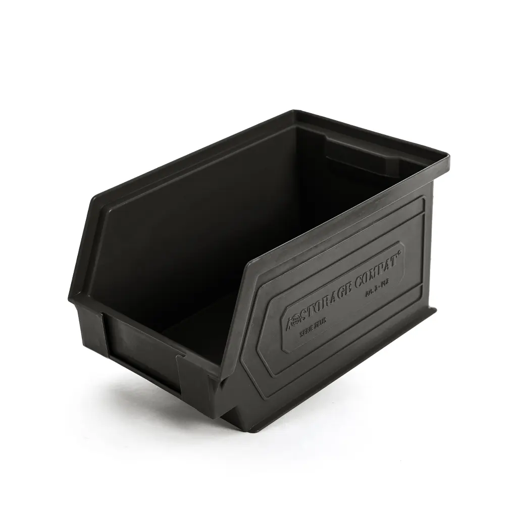 Pack x54 Gavetas Plásticas ZEUS 15x23x13cm 2PLZ (Negro)