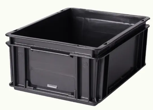 [RL00015] Contenedor Plástico 4317A ATHENA 40x30x17cm Storage Compat Negro