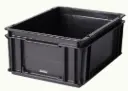 Contenedor Plástico 4317A ATHENA 40x30x17cm Storage Compat Negro