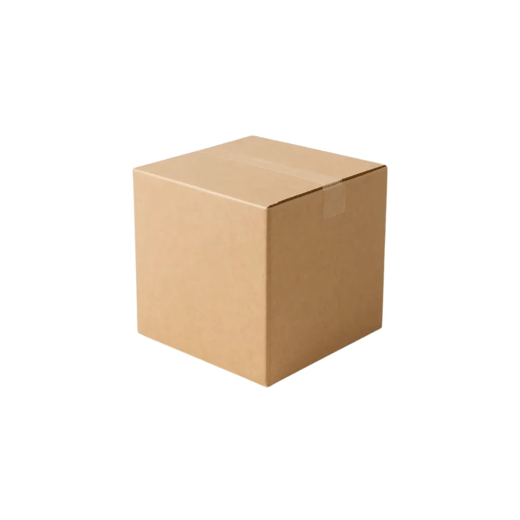 Caja de Cartón Corrugado 15x15x15cm Marrón