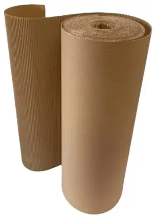 Rollo de Cartón Corrugado 1mt x30mts (Marrón)
