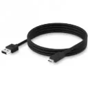 Cable USB-C a USB-A x1mts Zebra Negro