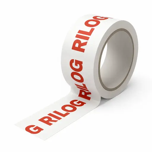 [RL00107] Cinta Adhesiva 48mm x50mts Personalizada x5 Cajas (Fondo Blanco)