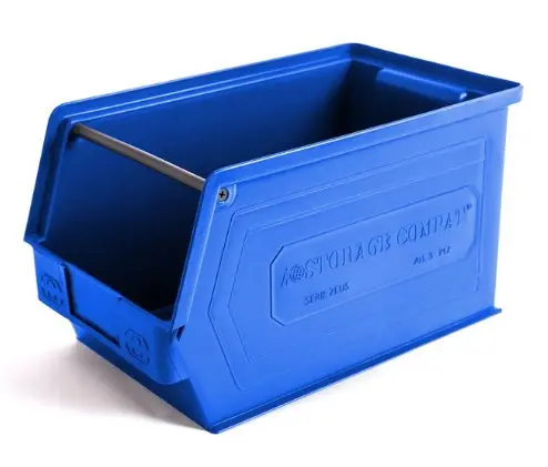 [RL00159] Gaveta Plástica ZEUS 35x20x20cm 3PLZ-Azul
