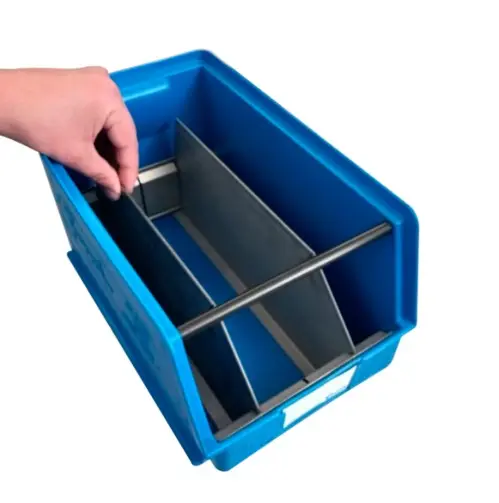 [RL00178] Divisores Longitudinal para Gaveta Plástica ZEUS 3PLZ (Galvanizado)