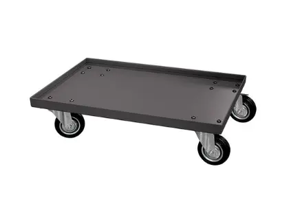 [RL00206] Carro Metálico Industrial 61,5x41,5x17cm FCP201101-Gris Oscuro