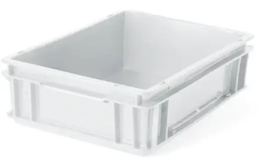 [RL00012] Contenedor Plástico ATHENA 30x30x12cm 4312A (Blanco)