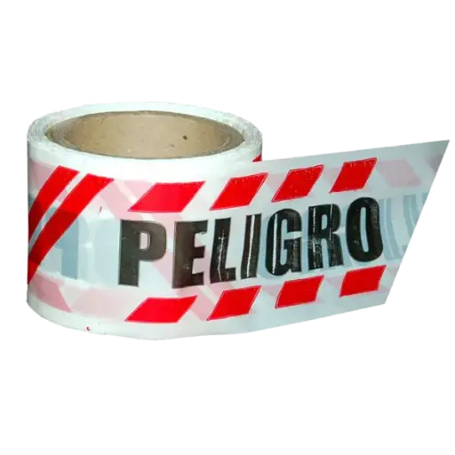 [RL00028] Cinta Plástica PELIGRO 8cm x100mts
