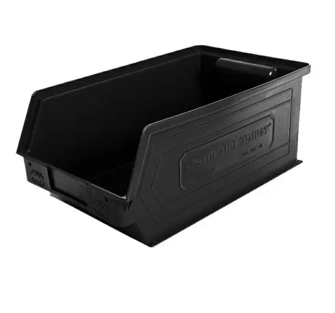 [RL00262] Pack x5 Gavetas Plásticas ZEUS 35x20x14.5cm 3A2PLZ (Negro)